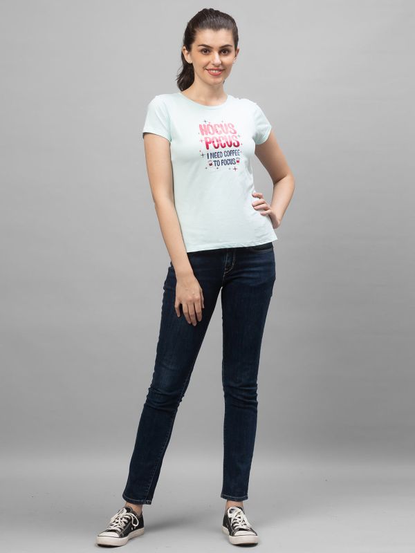 Globus Blue Glass Printed Tshirt