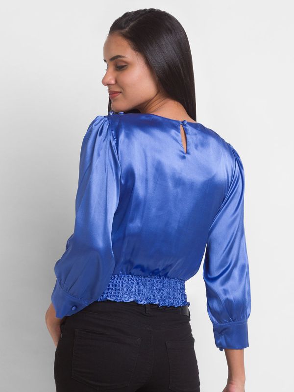 Globus Blue Solid Top
